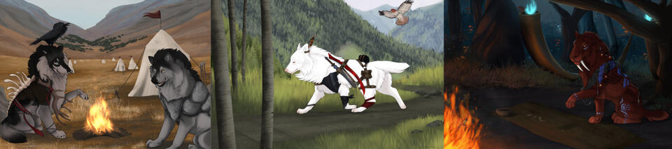 All examples are watermarked for the protection of the owners of the backgrounds.